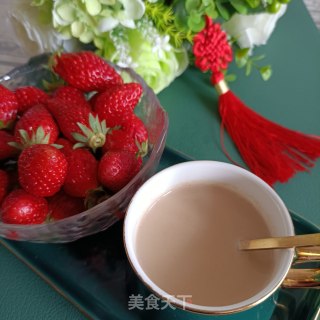玫瑰花酿山药泥的做法步骤：7
