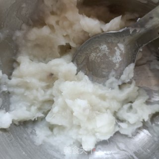 玫瑰花酿山药泥的做法步骤：11