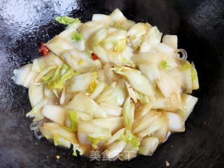 粉丝炒白菜的做法步骤：11