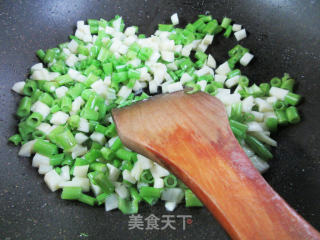 空心菜梗炒茭白的做法步骤：6