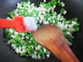 空心菜梗炒茭白的做法步骤：7
