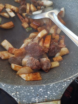 白萝卜烧牛肉的做法步骤：9