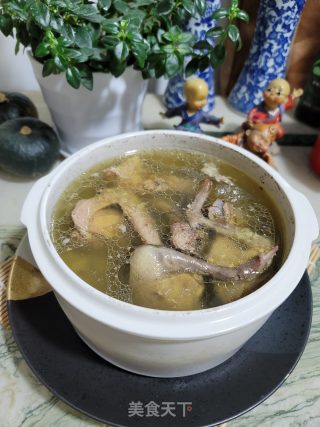 绿豆炖排骨鸽子汤的做法步骤：9