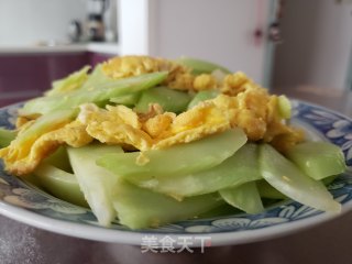 莴笋炒鸡蛋的做法步骤：7