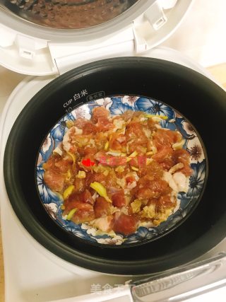 咸鱼蒸猪肉的做法步骤：7