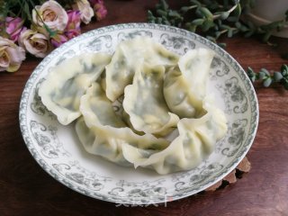 虾皮韭菜鸡蛋饺的做法步骤：9