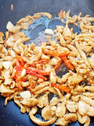 四季豆鸡丝的做法步骤：7