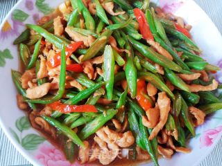 四季豆鸡丝的做法步骤：9