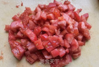 西红柿黄瓜凉饸烙的做法步骤：4