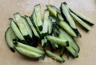 西红柿黄瓜凉饸烙的做法步骤：10