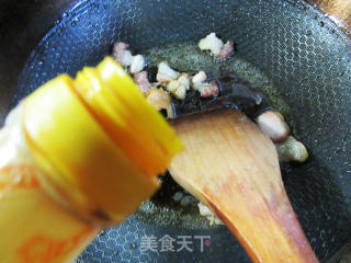 肉片牛心菜炒铁棍山药粉条的做法步骤：7