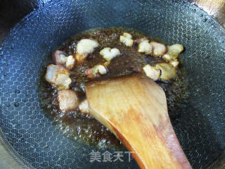 肉片牛心菜炒铁棍山药粉条的做法步骤：8