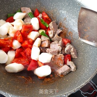 山药番茄炖牛肉的做法步骤：10