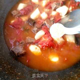 山药番茄炖牛肉的做法步骤：15