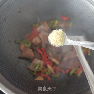 双椒牛肉粉的做法步骤：11