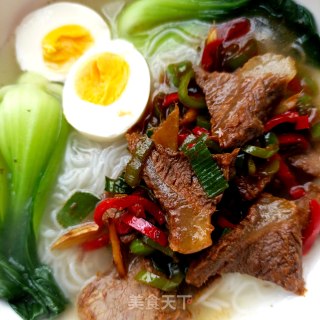 双椒牛肉粉的做法步骤：19