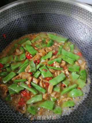 扁豆炒肉的做法步骤：7