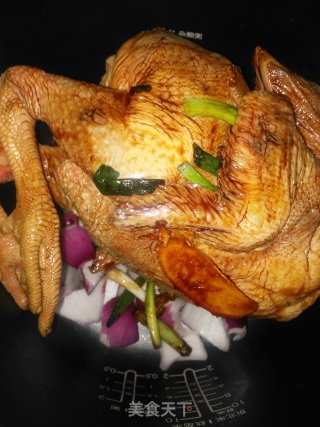 电饭煲烧鸡的做法步骤：10