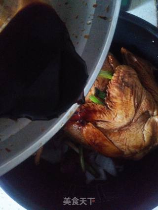 电饭煲烧鸡的做法步骤：11