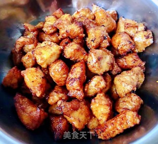 孜然香辣鸡丁的做法步骤：7