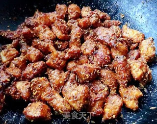 孜然香辣鸡丁的做法步骤：11