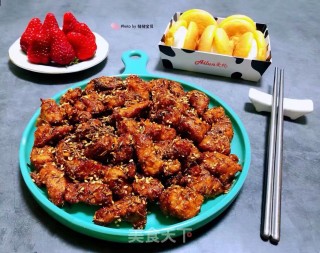孜然香辣鸡丁的做法步骤：12