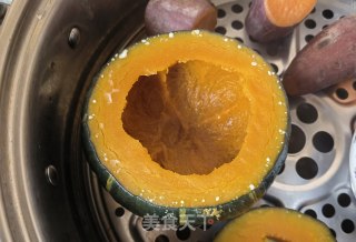 南瓜酸奶盅的做法步骤：4