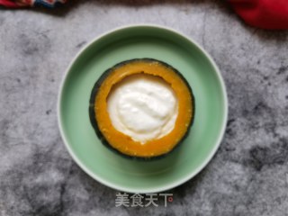 南瓜酸奶盅的做法步骤：7