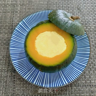 贝贝南瓜蒸蛋羹的做法步骤：8