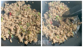 肉末韭菜炒粉丝的做法步骤：4