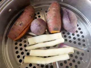 芒果酸奶拌山药薯泥的做法步骤：1