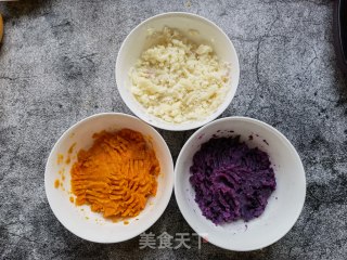 芒果酸奶拌山药薯泥的做法步骤：3