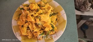 小葱炒鹅蛋的做法步骤：5