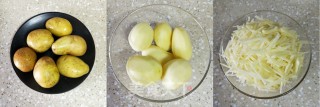土豆丝煎饼的做法步骤：1