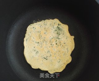 油醋汁野菜蛋饼的做法步骤：7