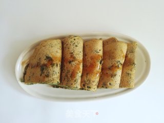 油醋汁野菜蛋饼的做法步骤：9