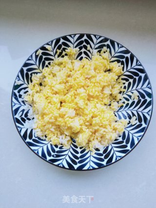 海苔炒饭的做法步骤：4