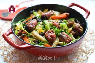 腊排骨一锅烩的做法步骤：9