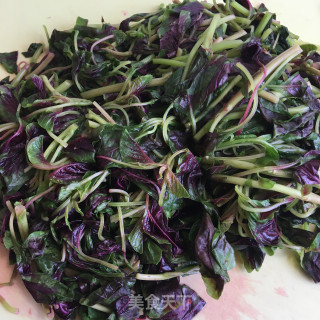 清炒红苋菜的做法步骤：3