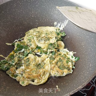 花椒芽炒蛋的做法步骤：8