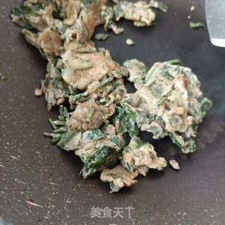 花椒芽炒蛋的做法步骤：9