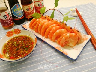 白灼大虾好不好吃关键就在这蘸料的做法步骤：6