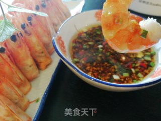 白灼大虾好不好吃关键就在这蘸料的做法步骤：7