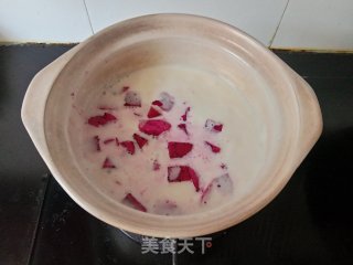 火龙果布丁的做法步骤：7