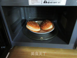 新奥尔良琵琶腿肉汉堡的做法步骤：11