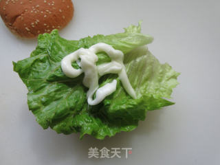 新奥尔良琵琶腿肉汉堡的做法步骤：13
