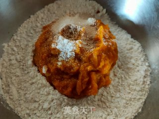 南瓜豆沙包的做法步骤：5