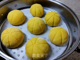 南瓜豆沙包的做法步骤：24