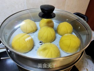 南瓜豆沙包的做法步骤：26