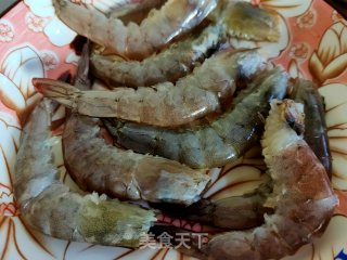 青虾炒茄子的做法步骤：3